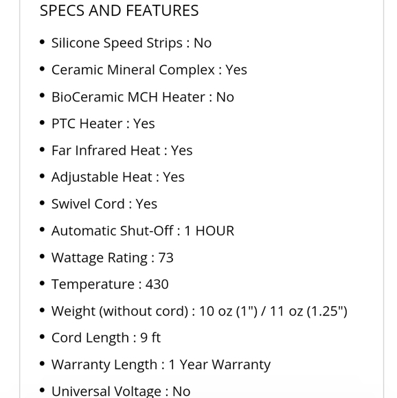 New in box never opened bio ionic long barrel  styler curling iron - Picture 14 of 14